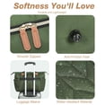 thumbnail image 6 of Lekebobor Large Diaper Bag Tote with Changing Pad & 16 Pockets, Quilted Waterproof Diaper Bag Travel Baby Bags for Mom and Dad, Dark Green, 6 of 7