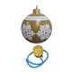 thumbnail image 4 of Gran bola inflable navideña de PVC de 20 pulgadas para exteriores, decoración navideña divertida OroCopo De NieveRayas, 4 of 9