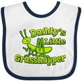 thumbnail image 3 of Inktastic Grasshopper Boys or Girls Baby Bib, 3 of 4