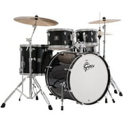 Gretsch Energy 5-Piece Drum Set with Hardware and Cymbals, Black
