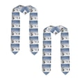 thumbnail image 2 of Fotbe Snowman And Christmas Tree Printed Class of 2024 Graduation Stole, 2 of 7