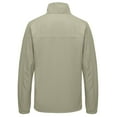 thumbnail image 2 of Little Donkey Andy Men’s Lightweight Breathable Running Golf Windbreaker Jacket Full Zip Windproof Water-resistant UPF50+ Khaki L, 2 of 7
