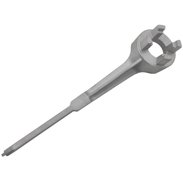 FELTECHELECTR Llave para tambor de aluminio, llave para tapón de tambor, herramienta para quitar tapas de tambor de un galón, herramienta para abrir barriles