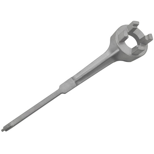 FELTECHELECTR Llave para tambor de aluminio, llave para tapón de tambor, herramienta para quitar tapas de tambor de un galón, herramienta para abrir barriles