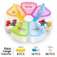 thumbnail image 2 of 2 pcs Large Weekly Pill Organizer, XL 7 Day Portable Pill Box Case for Vitamin, Cod Liver Oil, Pills, 2 of 4