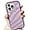 Purple, variant on Compatible with iPhone Case,Clear Curly Wave Water Ripple Print Camera Lens Protection Soft Shockproof Cover Phone Case (Clear,iPhone 14)