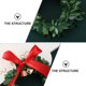 thumbnail image 5 of 6 coronas navideñas colgantes para árbol de Navidad, coronas colgantes con lazo y campana para festivales, 5 of 7