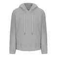 thumbnail image 5 of Uootdi Womens Gift Fuzzy Hoodies Pullover Oversized Sport Hoodie Cozy with Pockets Hooded Sweatshirt Athletic Fleece Hoodies, 5 of 6