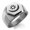 Silver, variant on Stainless Steel Aztec Harmony Rune Engraved Hexagon Crest Flat Top Biker Style Polished Ring