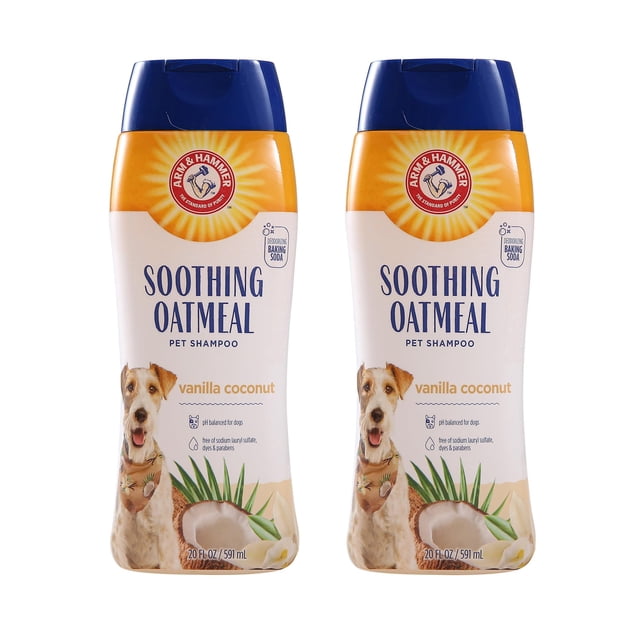 Shampooing pour Animaux Arm & Hammer Apaisant Avoine Vanille 591 ml x2