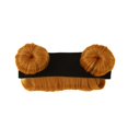 thumbnail image 1 of Set de accesorios para el pelo: diademas doradas para moños con pañuelos de punto suave para niñas pequeñas; diademas para recién nacidas para sesiones fotográficas y uso diario, 1 of 4