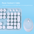 thumbnail image 3 of CHOK Wireless Keyboard and Mouse Combo  Sweet Cute Style  2.4GHz USB Ergonomic Keyboard  Compact Mouse for Computer  Laptop  PC Desktops  Mac, 3 of 7