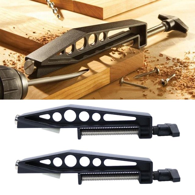 Abrazadera de fijación de orificio inclinado de plástico negro 2 de 25 mm CUTICAT