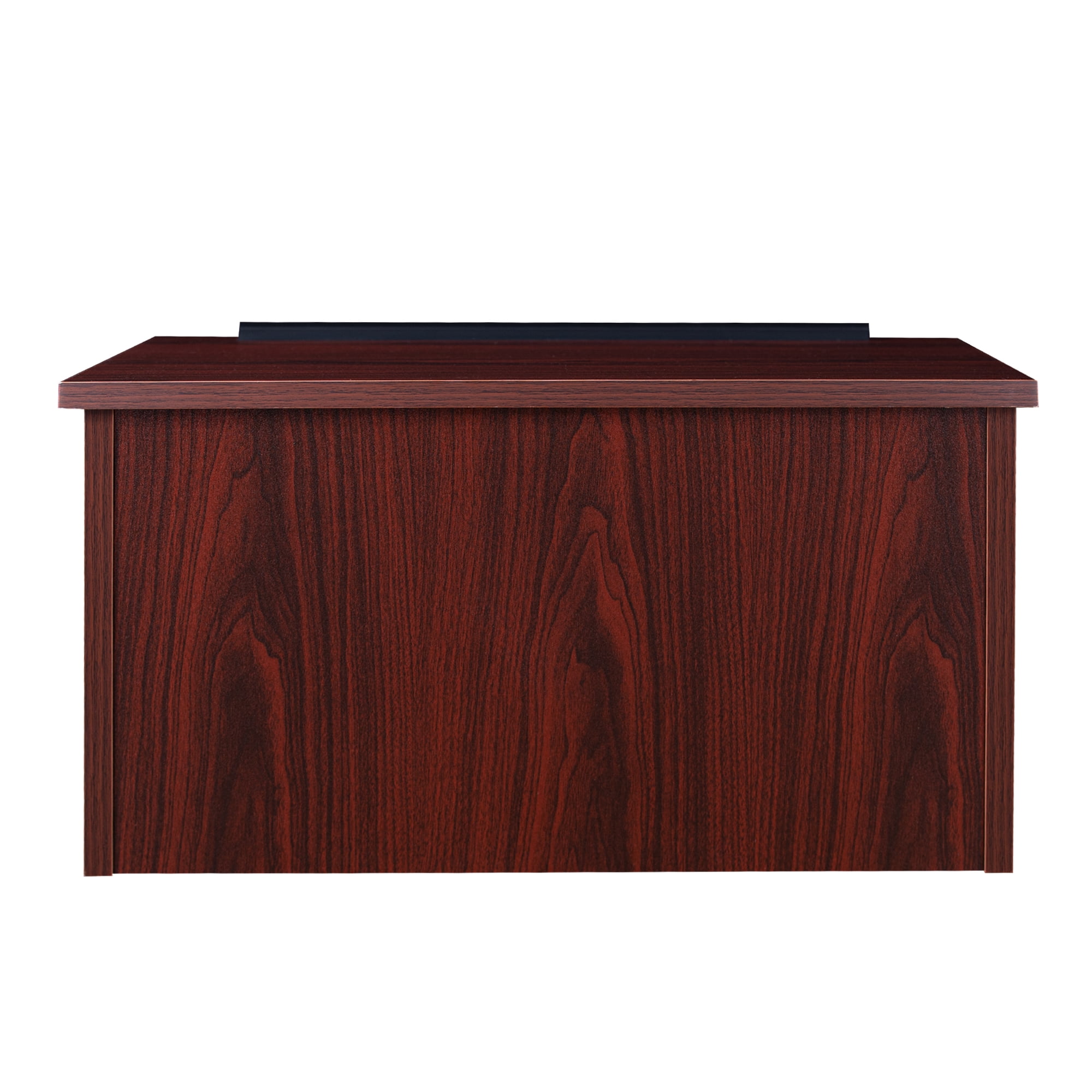 Hampden Furnishings Hudson Tabletop Lectern, Mahogany, Compact Presentation Podium