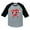 Gray, variant on Tstars Boys Unisex Valentine's Day Cool Shirts for Kids Love Dabbing Heart Love Dab Valentine's Day Gift Idea for Boy 3-4 Sleeve Baseball Raglan Toddler Shirt