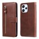 thumbnail image 1 of Estuche de Cuero PU con Cierre para Xiaomi Poco M6 Pro 5G , Funda Protectora con Billetera y Correa, 1 of 6