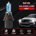thumbnail image 4 of FZPJJNB 9007 Halogen Headlight Bulbs,4200K Warm White,Hi/Lo Conversion Kit, Pack of 2, 4 of 11