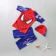 thumbnail image 1 of Traje de baño de dos piezas para niños pequeños Traje de baño para niños Traje de baño de manga corta Bragas y camisas Spiderman azul 4XL TUNC Sencillez, 1 of 4
