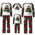thumbnail image 1 of Conjuntos de pijamas navideños familiares a juego Grinch 2024, pijama de Grinch con parte superior y pantalones de pijama a cuadros, pijama de Grinch para niños y adultos para la familia, 8 Años, 1 of 4