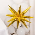 thumbnail image 6 of Efavormart 5 Pack Large Metallic Gold 14-Point Star Explosion Foil Balloons, 27" Fireworks Starburst Shaped Mylar Party Balloons, 6 of 11