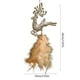 thumbnail image 3 of Adorno navideño de plumas doradas | Bola de plástico en polvo con purpurina | Decoración redonda duradera para colgar | Acentos dorados vibrantes y inquebrantables para árbol navideño, fiesta o, 3 of 6