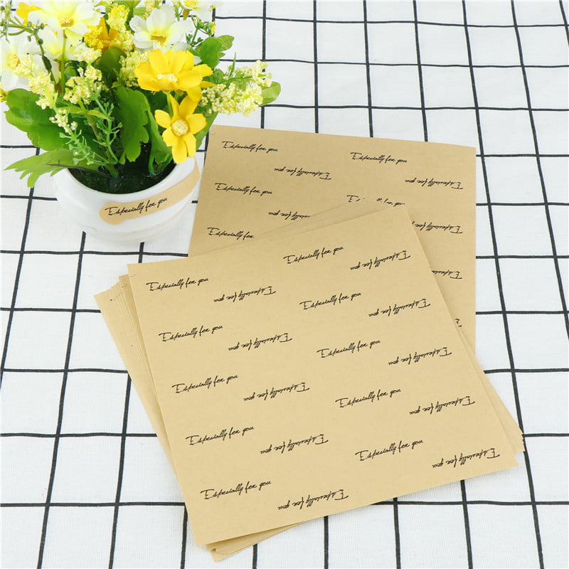 200pcs Especially For You Kraft Paper Seal Stickers DIY Gifts Baking Labels HGBJ 