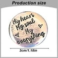 thumbnail image 2 of Sunxin Desktop Ornament Heartfelt Pocket Hand Stamped Personalized Pocket, One Coin, 2 of 8