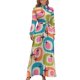 thumbnail image 2 of Vestido largo de verano de estilo moderno de mediados de siglo Atomic Sparkles 727, ropa de uso diario, 2 of 5