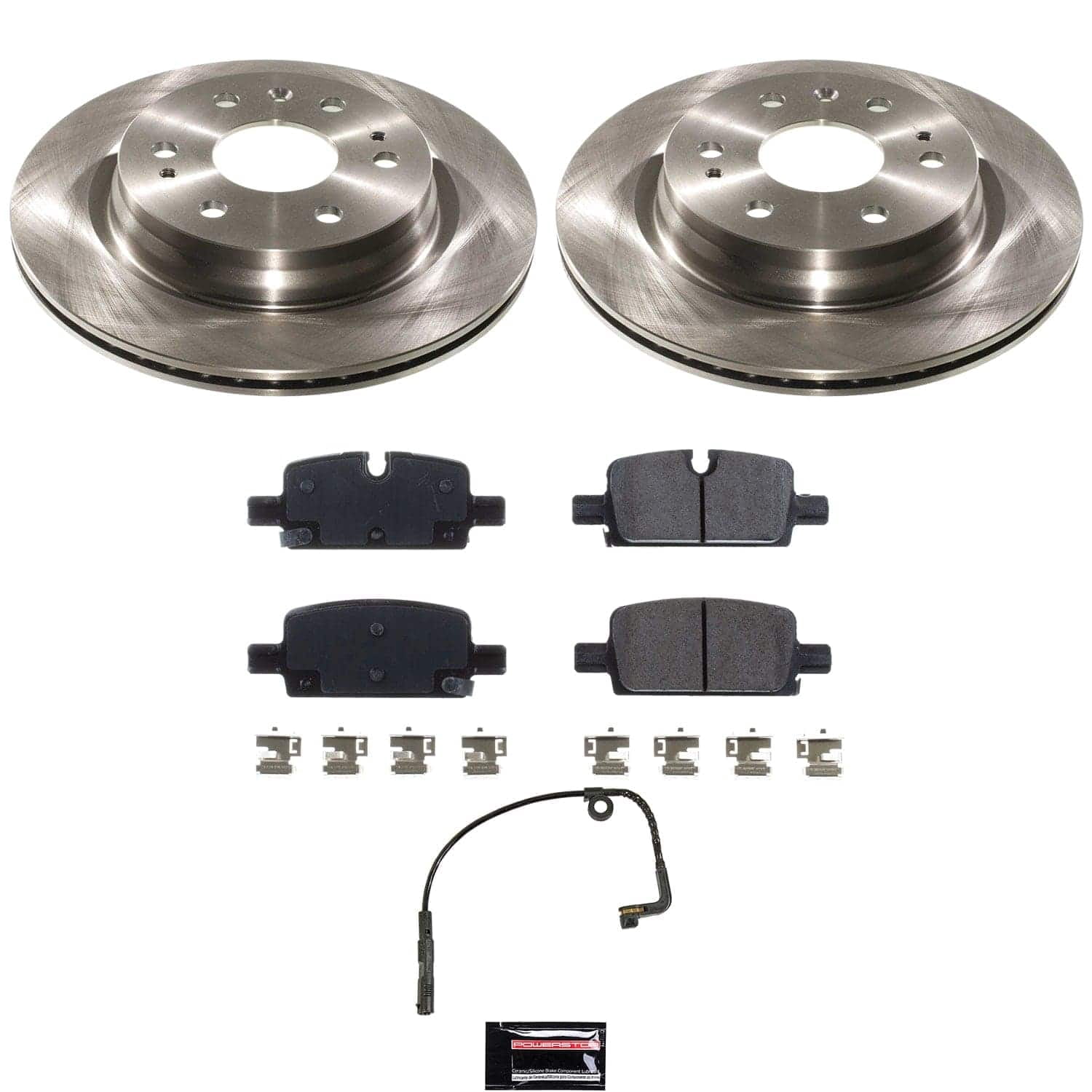PowerStop Rear Autospecialty Brake Pad and Rotor Kit for Chevrolet Colorado 2023-24, GMC Canyon 2023-24, KOE9210