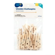 Hello Hobby Wood Clothespins, 24-Pack