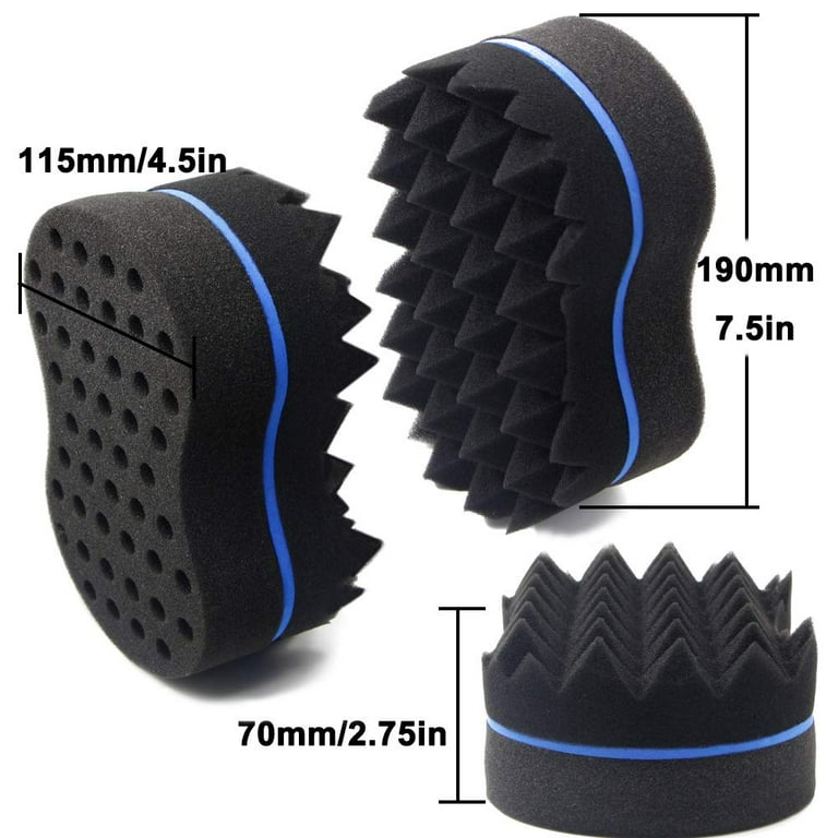 RioRand Hair Sponge Magic Twist Curl Sponge Big Small Holes Double Sided  Hair Styling Tools Dreadlock Afro Coil Hair Care