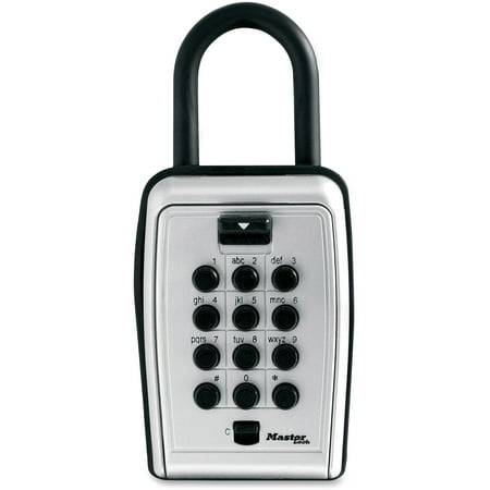 - Master Lock Lock Box 5422D Set Your Own Combination Push Button Portable Key Safe, 3-1/8 in. Wide
