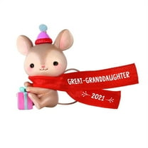 Hallmark QGO2032 Great-Granddaughter Mouse 2021 Ornament
