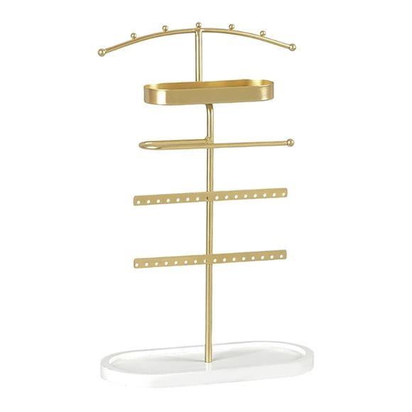 Organizador de joyas, expositor, regalo para mujer, práctico organizador de joyas, colgador de collares para pendientes y collares.