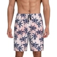 thumbnail image 1 of Fotbe Tropics Palm Trees Pantalones Cortos de Pijama para Hombre, Ropa de Dormir, Pantalones de Pijama Cortos para Hombre-XX-Large, 1 of 6
