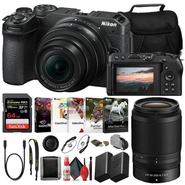 Nikon Z30 Mirrorless Digital Camera with 16-50mm and 50-250mm