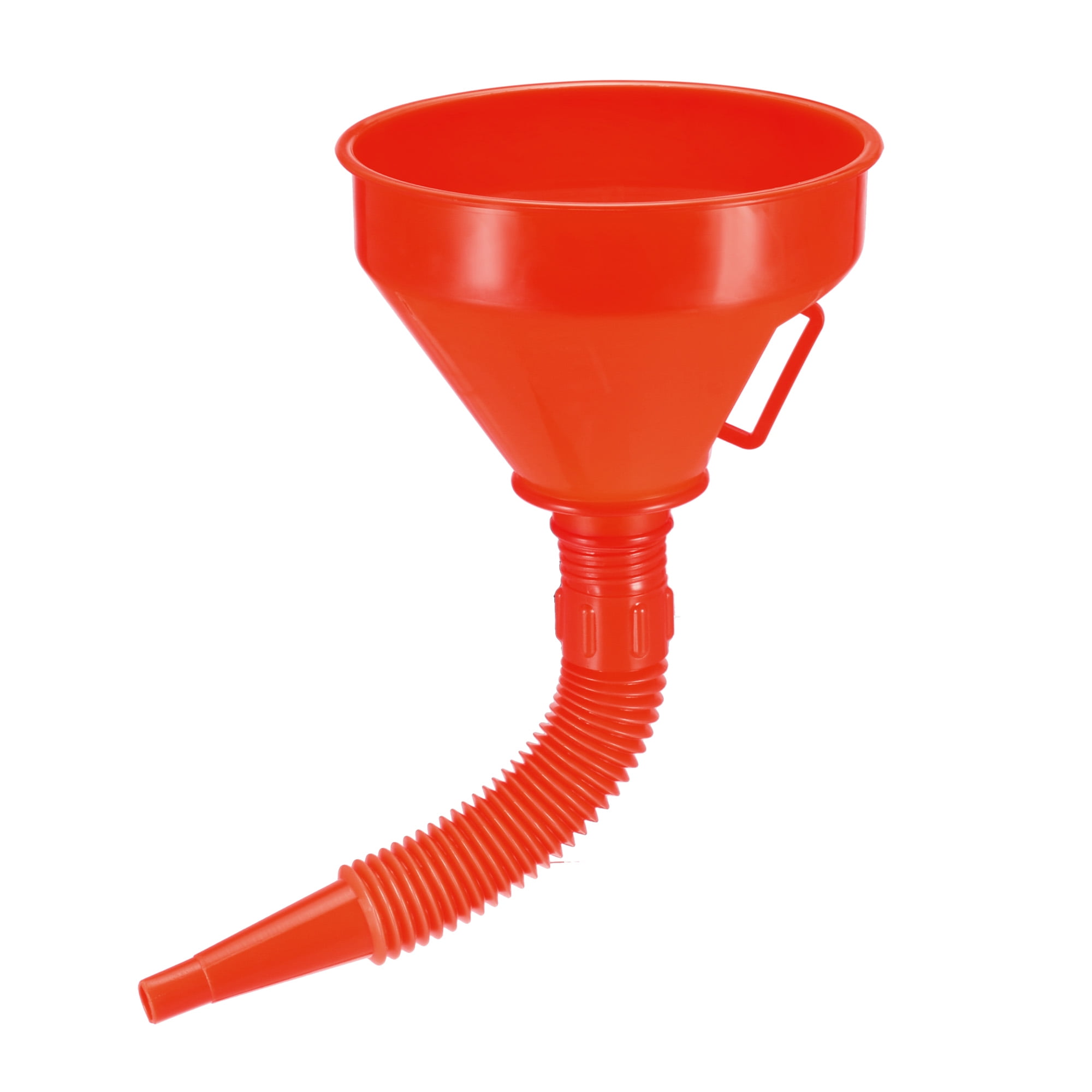 Filter Funnel 6" Plastic Feul Funnel with Tube Red for Petrol Engine