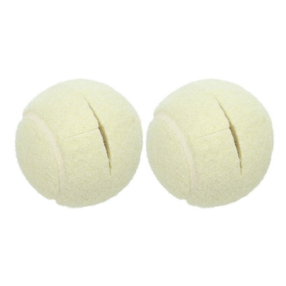 Uxcell 2 Pcs Precut Walkers Tennis Balls, Universal Precut Glide Ball Walkers Accessories Glides for Furniture Legs and Floor Protection, Dark White