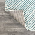 thumbnail image 6 of JONATHAN Y LUXOR 2 x 8 Runner Rug, Arlo Woodgrain Geometric - Ivory/Blue, LUX104A-28, 6 of 7