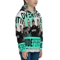thumbnail image 3 of Perfect Dude Youth Hoodie Graphic Colorful Cool Kids Hooded Sweatshirts Kangaroo Pocket for Boys Girls X-Large, 3 of 8