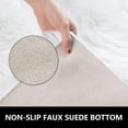 thumbnail image 5 of YJ.GWL Fluffy Faux Sheepskin Plush Area Rug Soft Fuzzy Rugs Floor Carpet for Bedroom Living Room,3'x 5',White, 5 of 7
