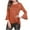 Red, variant on Diufon Plus Size Womens Blouses Solid Color Pullover Tops Round Neck Flare Long Sleeve Tops