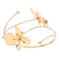 thumbnail image 6 of SOPOTUTU Fashionable Open Metal Flower Arm Bracelet Upper Arm Bangle for Ladies, 6 of 8