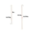 thumbnail image 3 of 10.5In Stainless Steel Chain Link Fence Tie Wraps - Multi - Purpose Chain Fence Hooks, Fixing Tools For Chain Link Fences - 100Pcs Pack, For Fence Installation, Outdoor Fencing, 3 of 5