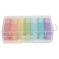 thumbnail image 3 of CIMAXIC Contenant Portable de Rangement pour Médicaments avec Joint Étanche et 14 Compartiments pour l'Organisation Mensuelle des Pilules Couleur Assortie,5.63"X3.7"X1.57 Pouces, 3 of 5