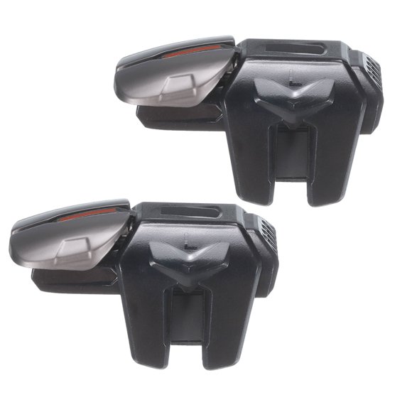Unique Bargains Gaming Trigger Mobile Game Controller 1 Pair Six-Finger Linkage Fire Key High Sensitive Black