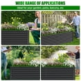 thumbnail image 6 of Raised Garden Bed, 8×4×2ft Large Outdoor Metal Planter Box,480 Gal Soil Capacity, Galvanized Raised Garden Bed Kit for Flower Plants, Fruits, Vegetable Herbs, 6 of 8