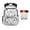 Bee Flower, variant on Color Your Own Backpack for School Girls Capybara Colorable School Bag with 8 Markers Personalized Doodle Bookbag DIY Hand Painted Back Pack with Multi Pockets