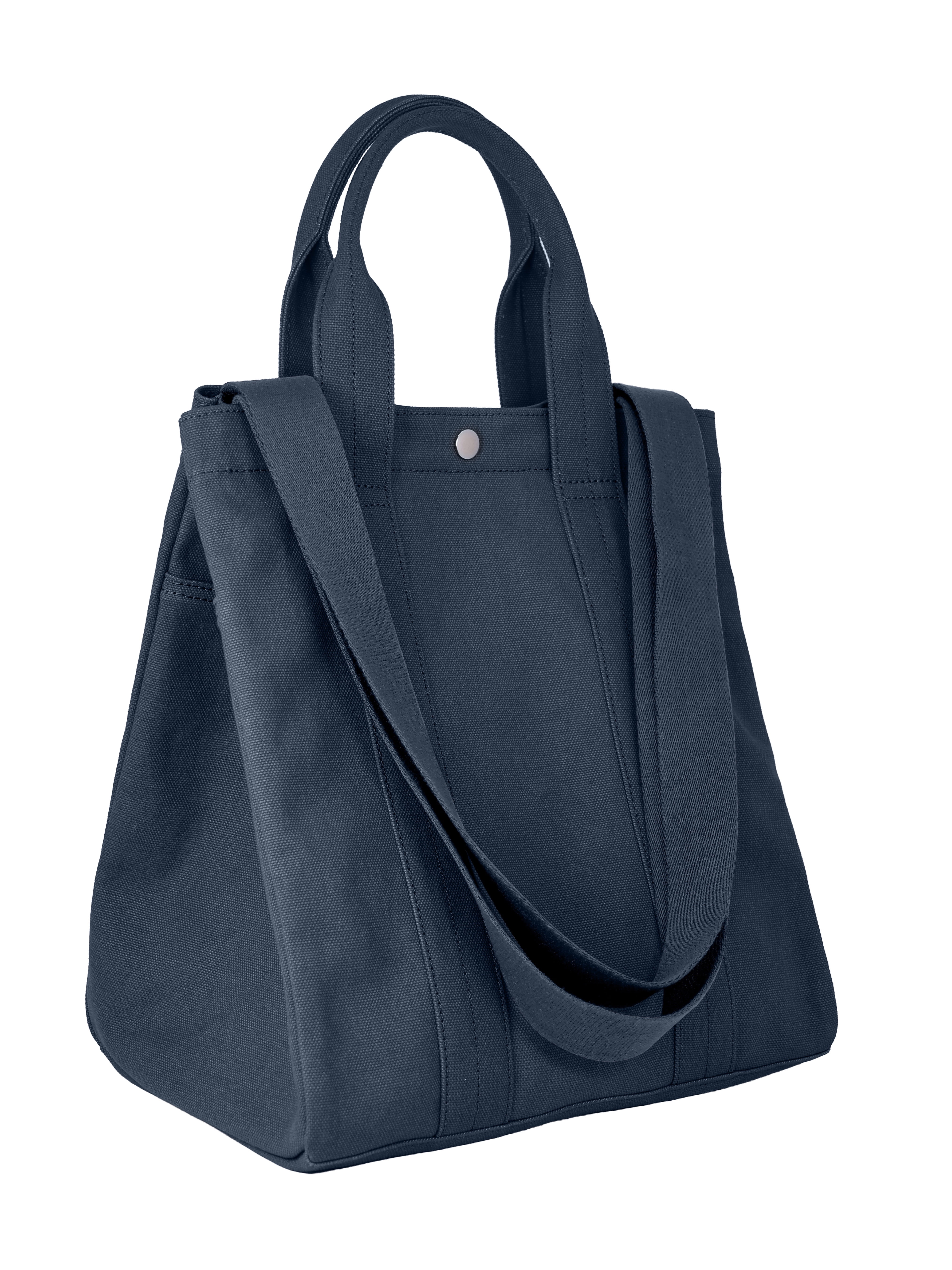 Free Assembly Unisex Cotton Canvas Tote Bag, Navy