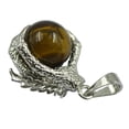 thumbnail image 3 of Collar con colgante genérico de garra y piedras preciosas, 3 of 7